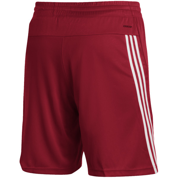 SL22 Men's 3-Stripe Shorts - Red/Wh